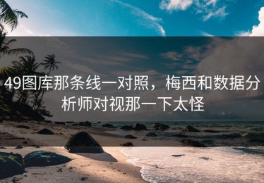 49图库那条线一对照，梅西和数据分析师对视那一下太怪